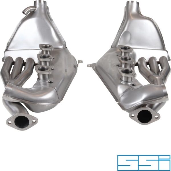 Wärmetauschersatz-Edelstahl-links/rechts-Ø41-mm-aussen-Einlassrohr-SSI-Porsche 911-91.911SSI41