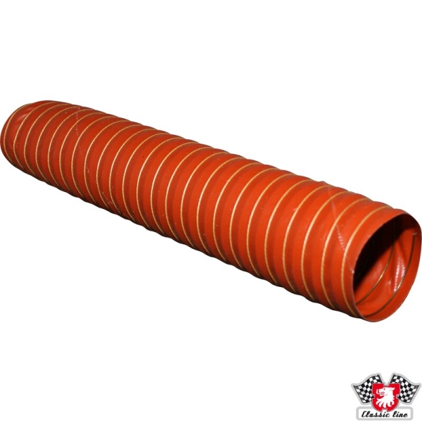 Silicone-hose-for-connecting-heat-control-box-no.-90.001/002-to-heat-exchanger-Ø63x330-mm-Porsche 914-93021162201