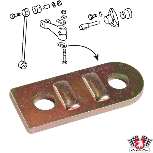 Lagerung-Stabilisator-Porsche 911-90134376300