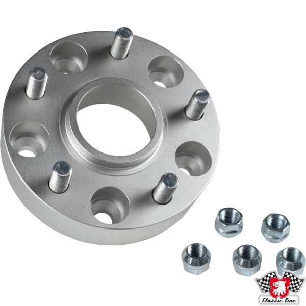 Wheel-spacer-with-studs-and-nuts-38-mm-1-piece-Porsche 356-EQ601138