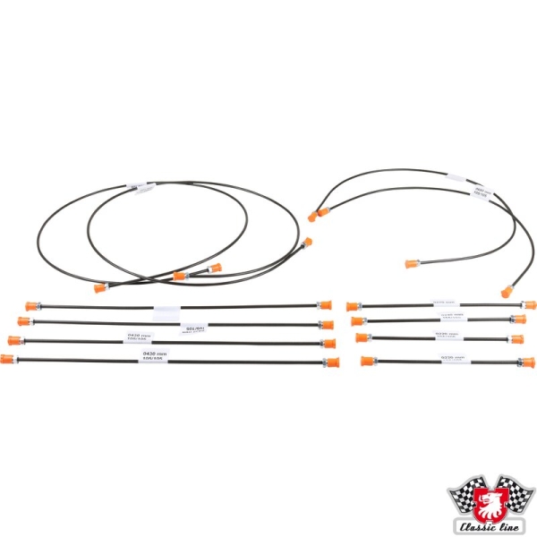 Brake-line-kit.-With-12-lines-for-1-vehicle.--Porsche 914-EQ698014