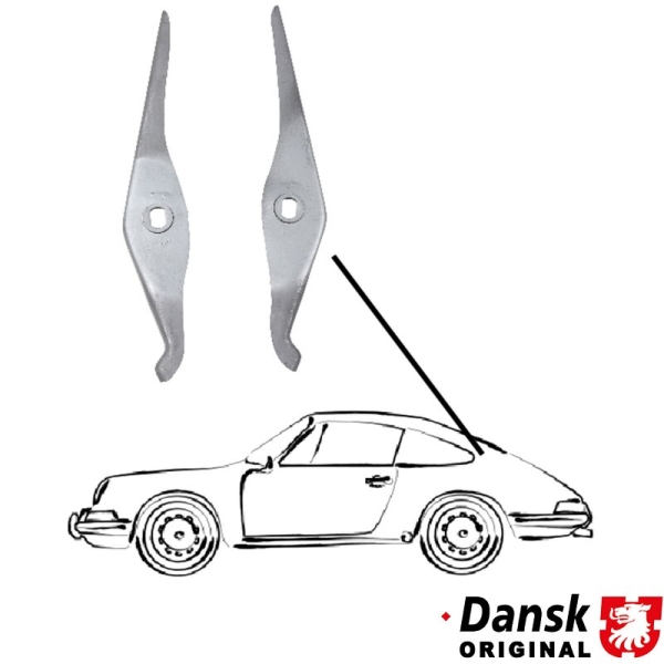 Engine-hood-suspension-set-for-welding-on-(2-pcs.)-Porsche 911-591065-99