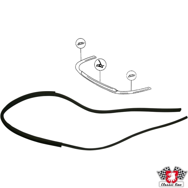 Bumper-seal-front-Porsche 911-90150509120