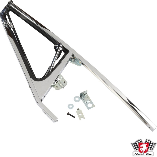 Door-glass-frame-with-vent-window-chrome-left-Porsche 911-90154200543