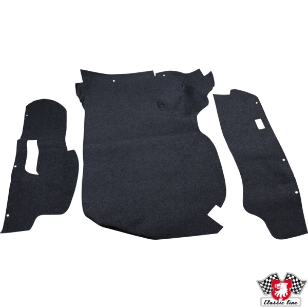 Boot-carpet-set-black-Porsche 911-93055104500