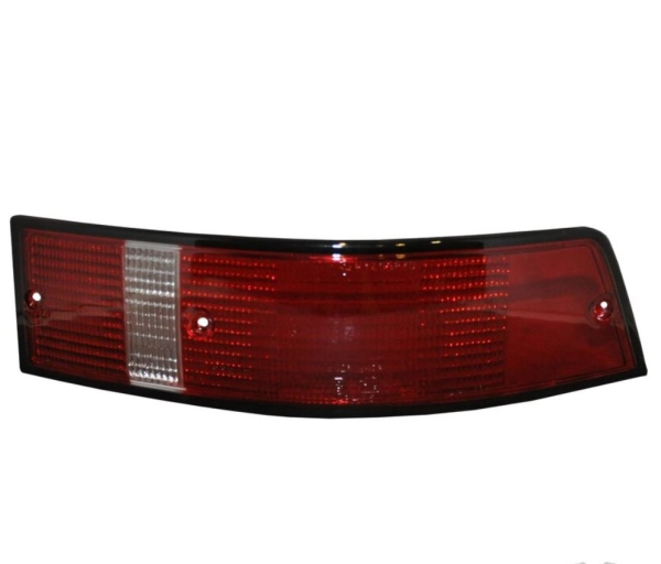 Lens-for-tail-light-with-black-rim-red/clear/red-US-version-without-E-mark-right-Porsche 911-91163195200