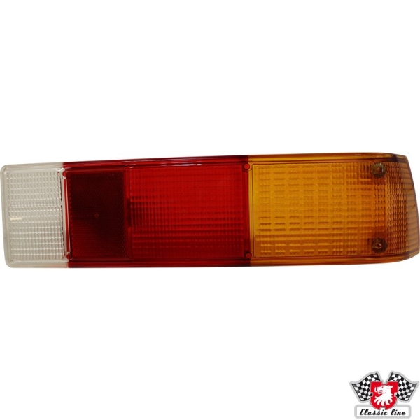 Lens-for-tail-light-clear/red/orange-with-E-mark-right-Porsche 914-91463195010