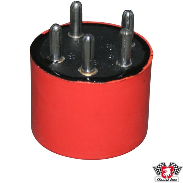 Relais-für-Kraftstoffpumpe-rot-rund-Porsche 911-91161510801