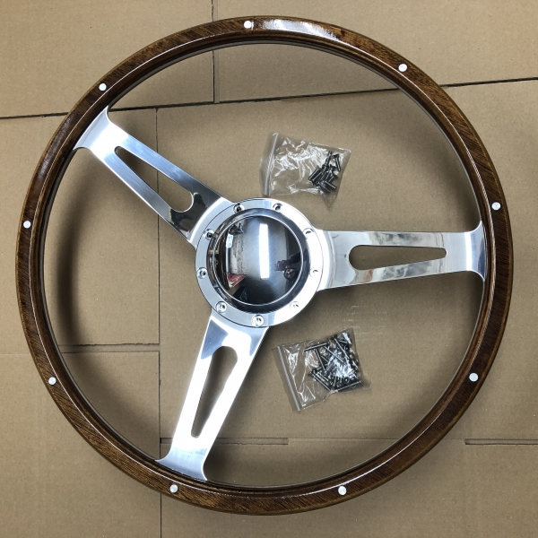 Lenkrad Wolfsburg AAC 17'' für VW Bus T2a T2 74-79 aircooledaccessories Lenkrad