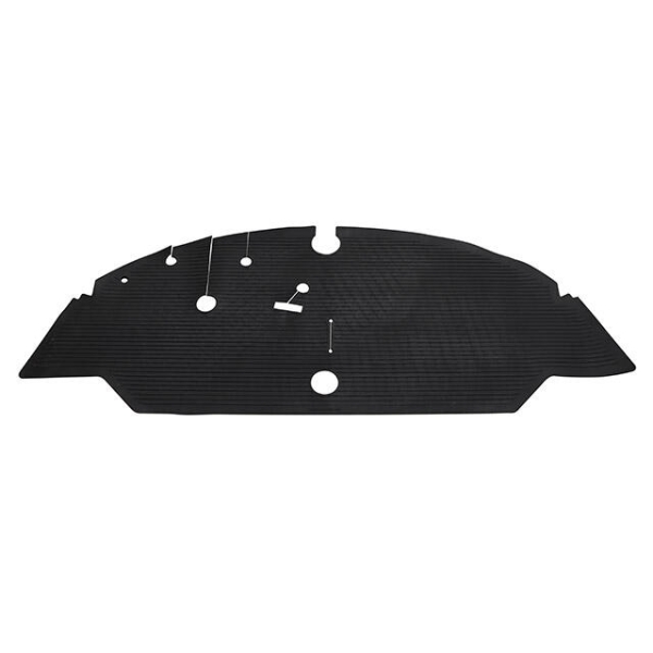 Front rubber floor mat (black) VW Bus T1 211863711A