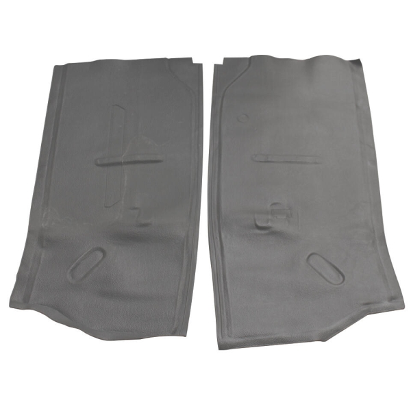 Gummimatten-Set vorne unter den Sitzen (Grau) VW Bus T1 234863665