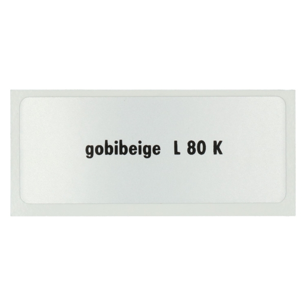 Sticker-L-80-K-Gobi-beige-VW-Bus-T1-Kaefer-T2-
