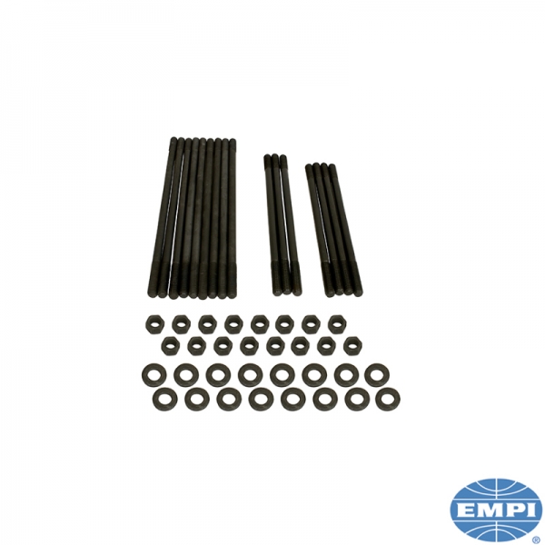 Stud-kit-for-dual-port-heads-+12-7-mm-length-chromoly-10-mm--Each-kit-is-complete-with-O-E--style-hardened-washers-and-hex-nuts-VW-Käfer-00-4010-0