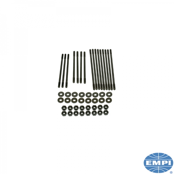 Stud-kit-for-dual-port-heads-+12-7-mm-length-chromoly-8-mm--Each-kit-is-complete-with-O-E--style-hardened-washers-and-hex-nuts-VW-Käfer-00-4021-0