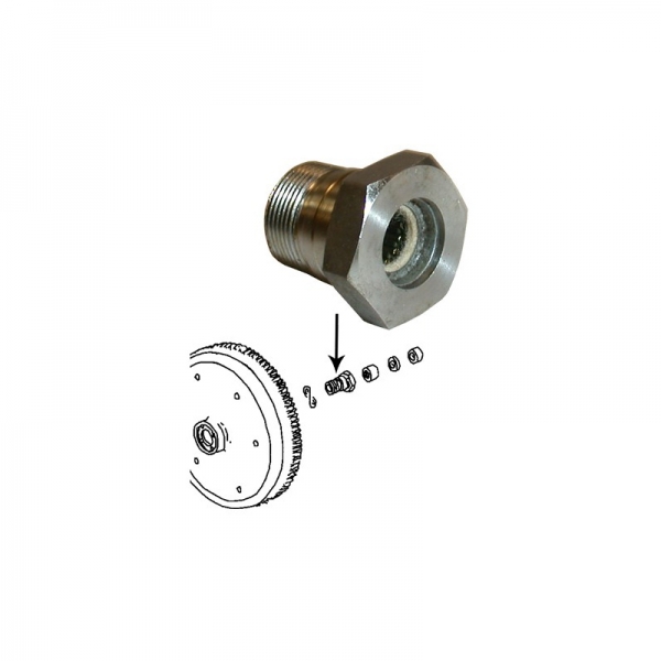 Gland-nut-for-flywheel-(not-automatics)-M28x1-5x27-mm-VW-Käfer-111105305E