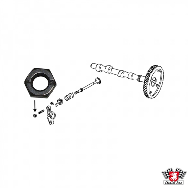 Adjusting-nut-for-valve-M8-VW-Käfer-N0111521