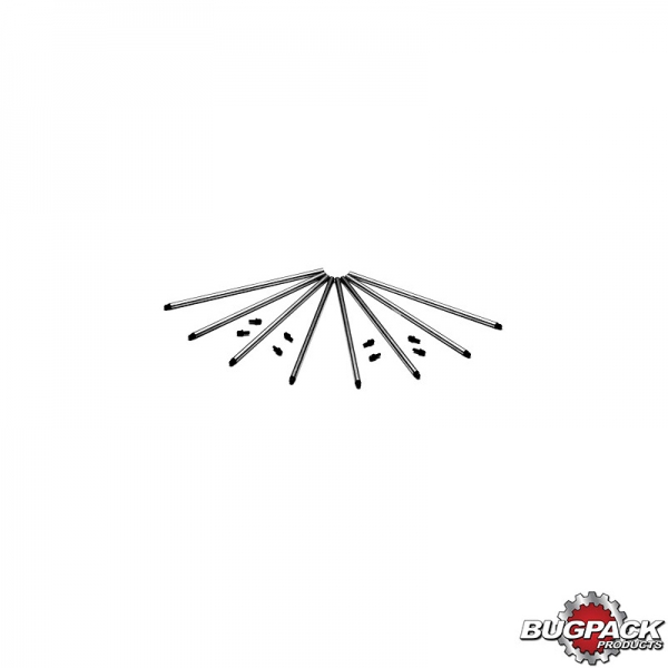 Push-rod-set-aluminium-overall-length-294-mm-Ø9-5-mm-226-mm-wall-thickness-8-pieces-Bugpack-VW-Käfer-B4-0540-0