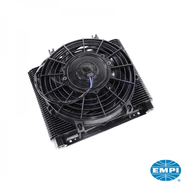 Competition-oil-cooler-and-fan-72-plates-12-Volt-VW-Käfer-00-9292-0