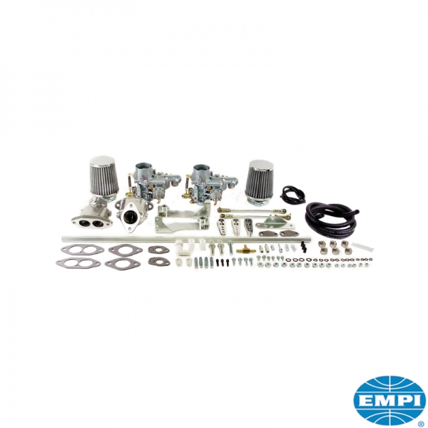 Dual-carburetor-kit-dual-port-EPC-34-with-intake-manifolds-and-air-cleaners-VW-Käfer-47-7411-0