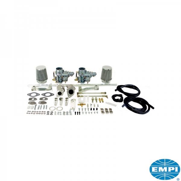 Dual-carburetor-kit-single-port-EPC-34-with-intake-manifolds-and-air-cleaners-VW-Käfer-47-7401-0