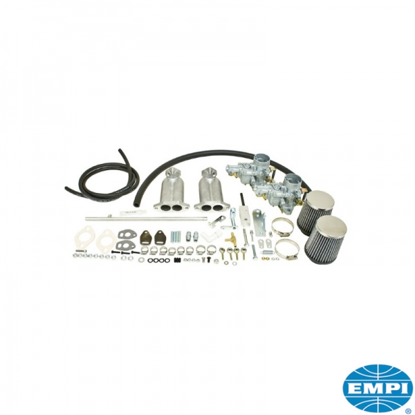 Dual-carburetor-kit-dual-port-(tall)-34-EPC/ICT-with-air-cleaners-VW-Käfer-47-7421-0