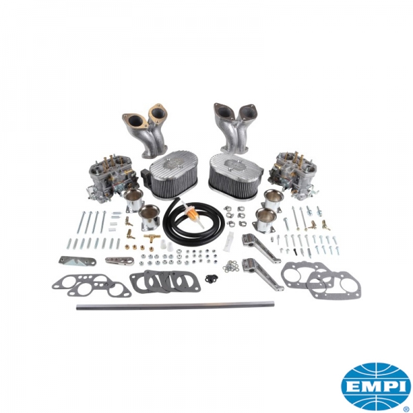 Ultra-dual-carburetor-kit-dual-port-44-HPMX-with-manifolds-and-air-cleaners-VW-Käfer-47-7336-0