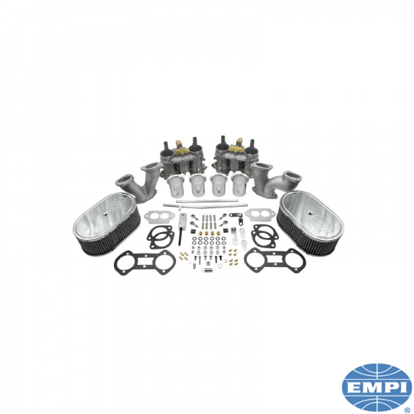 Dual-Street-Sleeper-carburetor-kit-51-EPC-with-intake-manifolds-and-air-cleaners--Fits-under-the-engine-lid-VW-Käfer-47-0635-0