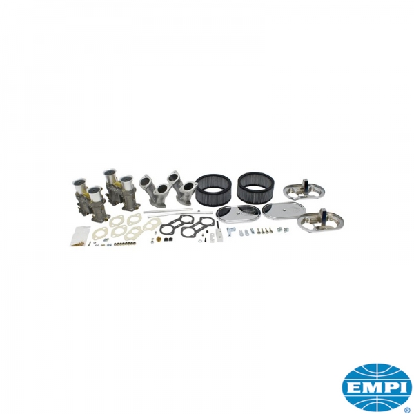 Dual-carburetor-kit-51-EPC-with-short-intake-manifolds-and-air-cleaners-VW-Käfer-47-0637-0