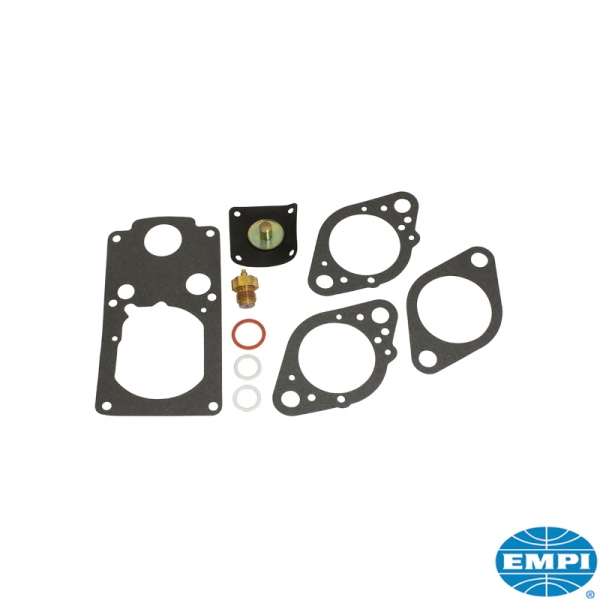 Repair-kit-for-carburetor--For-EMPI-40K/Brosol/Kadron/Solex-40/44--Includes-accelerator-pump-diaphragm-needle/seat-and-all-necessary-o-rings-and-gaskets-VW-Käfer-00-2301-0