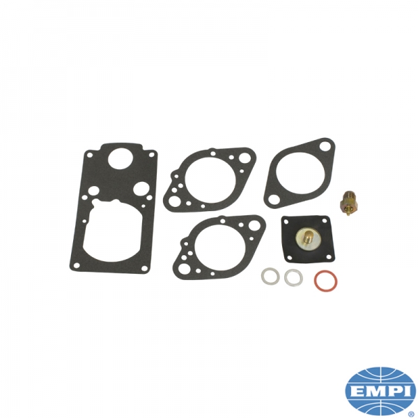 Repair-kit-for-carburetor--For-EMPI-40K/Brosol/Kadron/Solex-40/44--Includes-accelerator-pump-diaphragm-needle/seat-and-all-necessary-o-rings-and-gaskets-skinpacked-VW-Käfer-00-9937-0