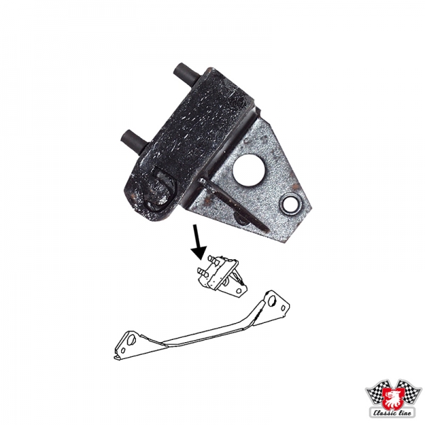 Rubber-mount-engine-support-rear-left-VW-Käfer-113301263C
