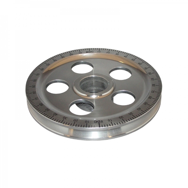 Standard-grösse-Riemenscheibe-für-Kurbelwelle-mit-Gradeinteilung-schwarze-Nummern-VW-Käfer-AC105253