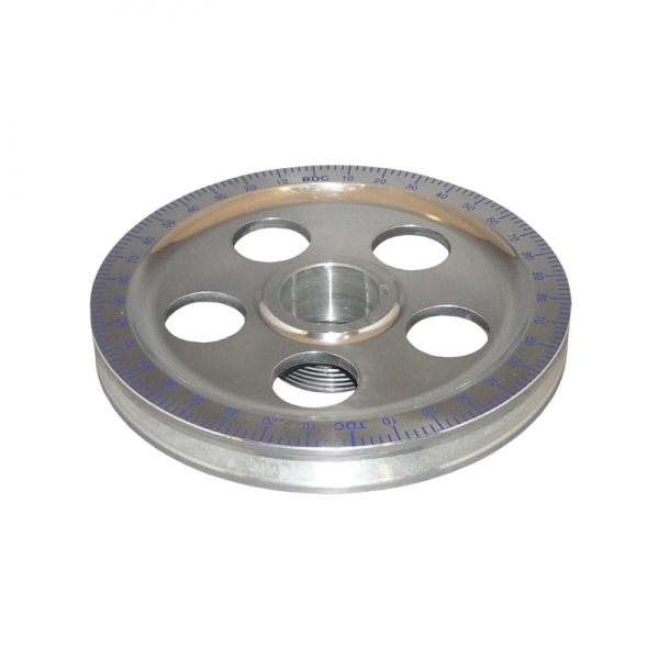 Standard-size-degree-crankshaft-pulleys-with-timing-marks-blue-numbers-VW-Käfer-AC105255