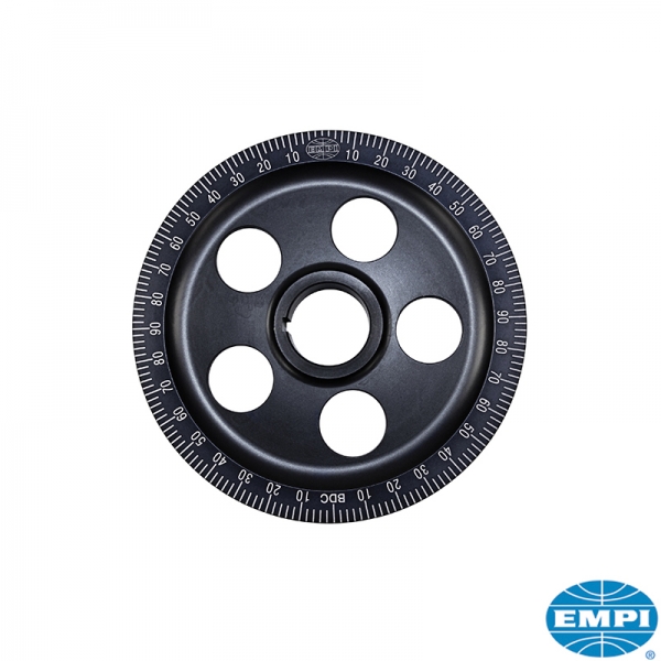 Generator/alternator-pulley-laser-engraved-numbers-black-12-V-VW-Käfer-33-1055-0
