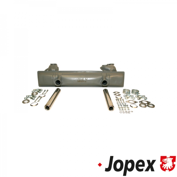 Exhaust-kit-complete-with-tail-pipes-and-mounting-kit-E-/TÜV-approved-VW-Käfer-111251051H