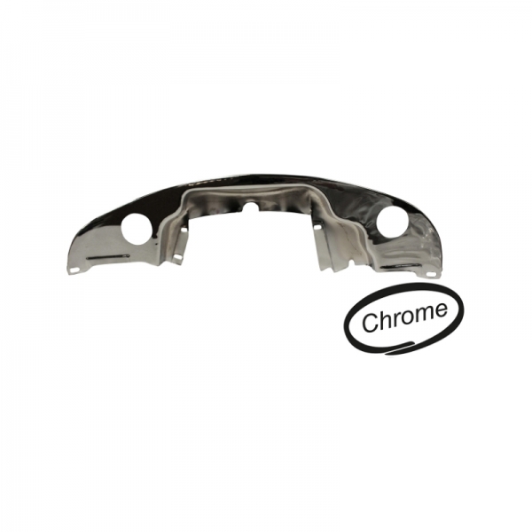Motorabdeckblech-hinten-mit-Luftschlauchlöcher-und-ohne-Vorwärmerlöcher-Chrom-VW-Käfer-AC119541