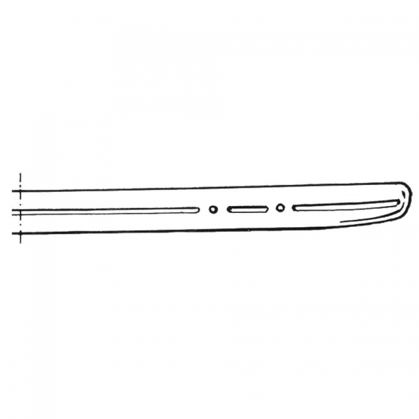 Bumper--rear--(split)-with-groove--bare-VW-Kaefer-111 707 311
