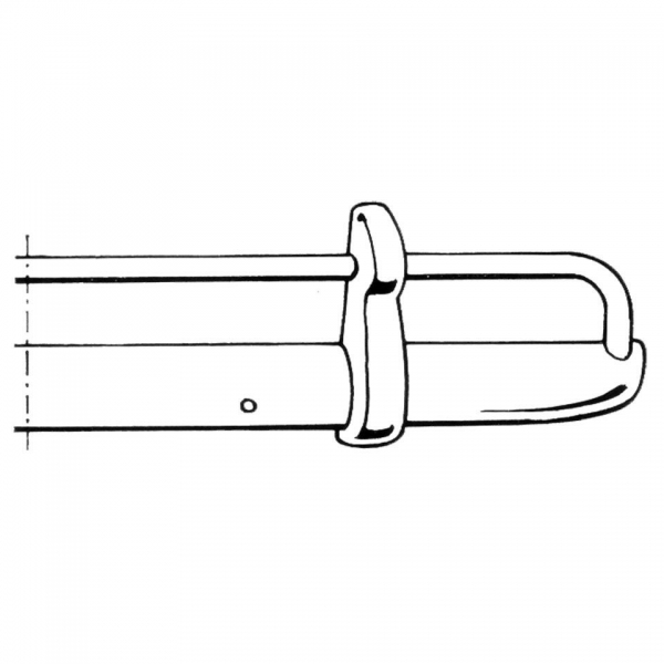 Bumper--front-USA-model--super-chrome-VW-Kaefer-113 798 053A