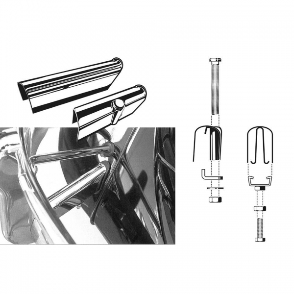 Bumperbracket-covers-chrome--set-of-4-VW-Kaefer-