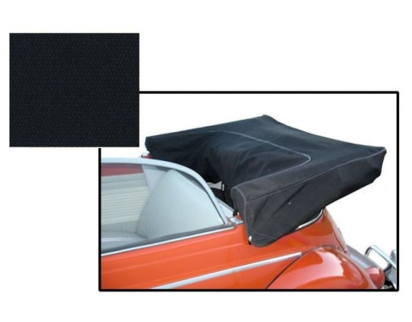 Verdecküberzug Kunstleder Schwarz VW Käfer Cabriolet  08.72-07.77 Persenning Abdeckung Verdeck