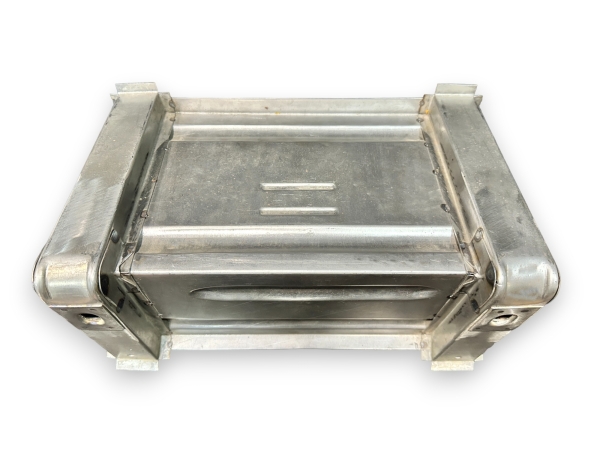 R49-52 Reserveradmulde Aufnahme Tankbereich Reparaturblech Auflage VW Käfer KDF Brezel 1949-52 vergl. 111805505BI