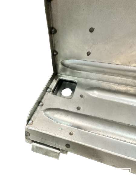R49-52 Reserveradmulde Aufnahme Tankbereich Reparaturblech Auflage VW Käfer KDF Brezel 1949-52 vergl. 111805505BI