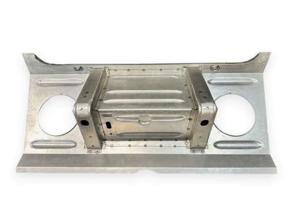 Reserveradmulde Aufnahme Tankbereich Reparaturblech Auflage VW Käfer 1959-61 vergl. 111805505F Tankbereich Reparaturblech Auflage VW Käfer Brezel Zwitter Ovali 1954-57 vergl. 111805505D
