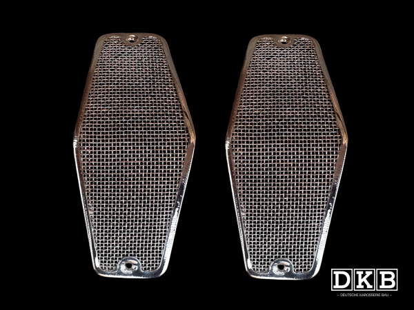 Crotch Cooler Grills - Split Beetle, Chrome