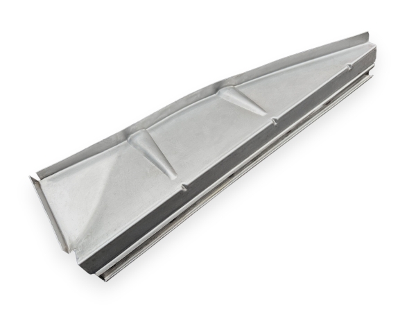 Dreiecksblech Motorraum rechts VW Käfer -07.60 vergl. 111813162A Abdeckblech Motorraum rechts DKB Metal