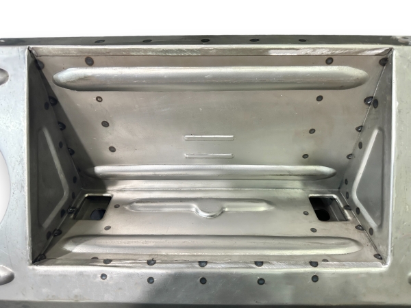 Reserveradmulde Aufnahme Tankbereich Reparaturblech Auflage VW Käfer Brezel Zwitter Ovali 1952-53 vergl. 111805505C