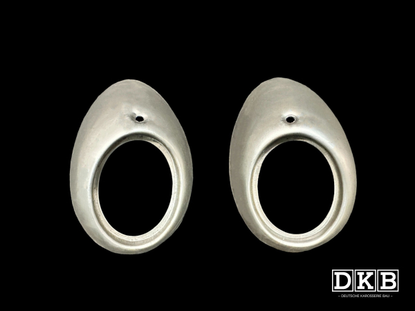 Ruecklicht-Gehaeuse Egg-Style (US), VW Ovali Kaefer 1954-55, Paar, 111945115+16 DKB