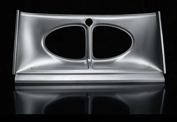 VW Käfer Brezel Innenblech Heckfenster Split-Window (Brezelkäfer) – 1mm Stahl, Einteilig Brezelkäfer Fester Umbau innensaufnah