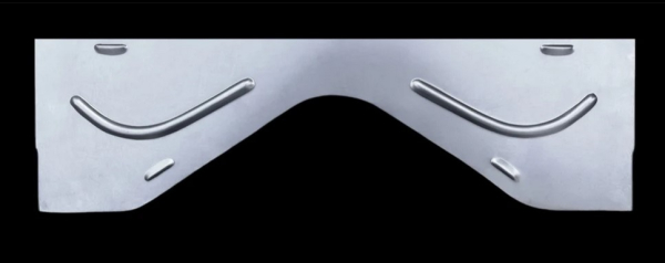 49-67 Frontschürze Spritzwand Schottwand außen unterer Bereich 23 cm hoch  VW Käfer 1946-1967 vergl.111805451B DKB Schottwand außen VW Käfer 1961-967 vergl.111805451B DKB