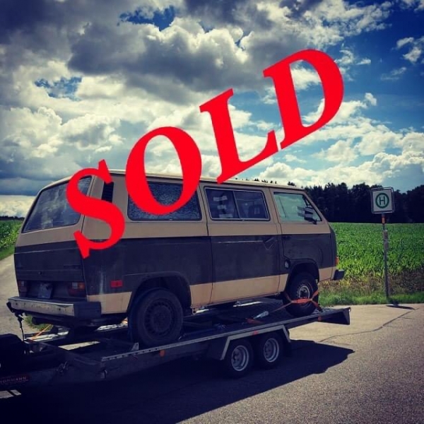 Verkauft - VW Bus T3 1981 verkaufen USA Import rostfrei